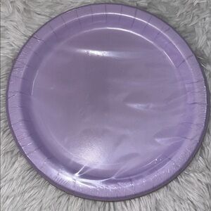 Paper Party Plates (Pack Of 16) / Lavender
